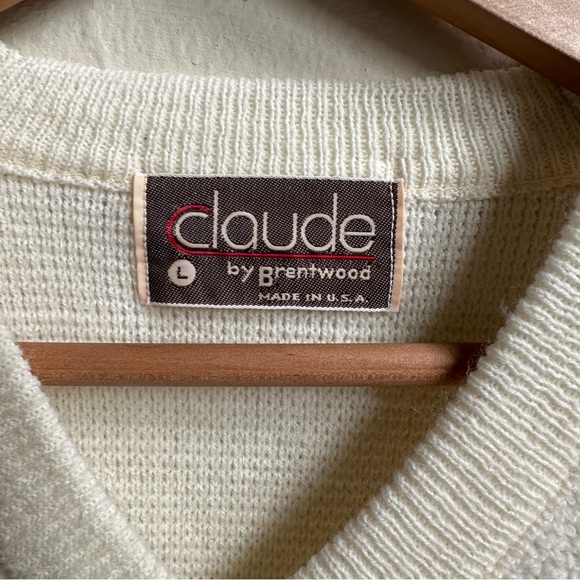 Vintage V-neck Sweater - Picture 3 of 4